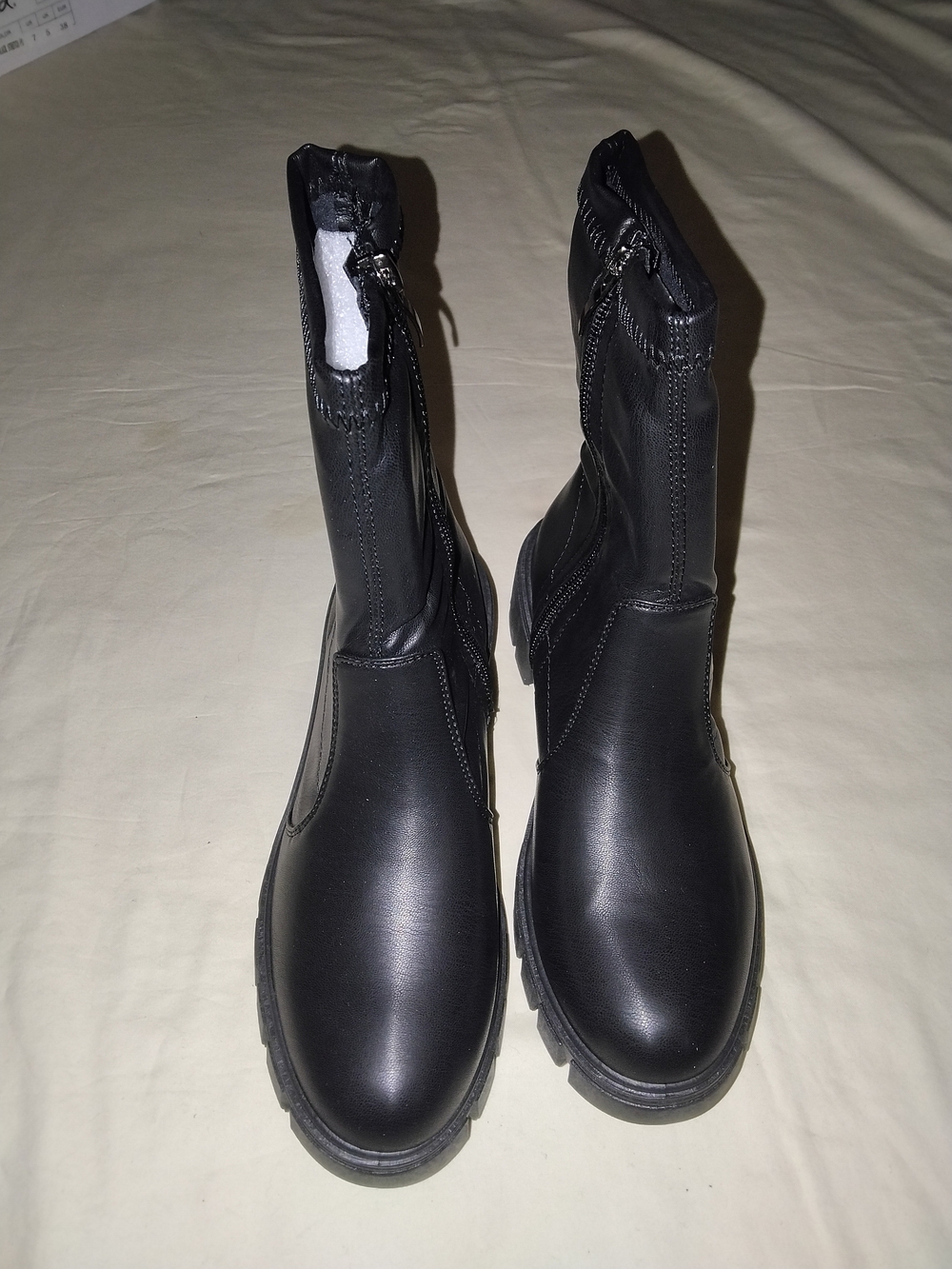 Cape Robbin Black Leather Ankle Boots